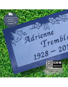 Plaque Funéraire en Granit #036 Plaque Funéraire en Granit #036